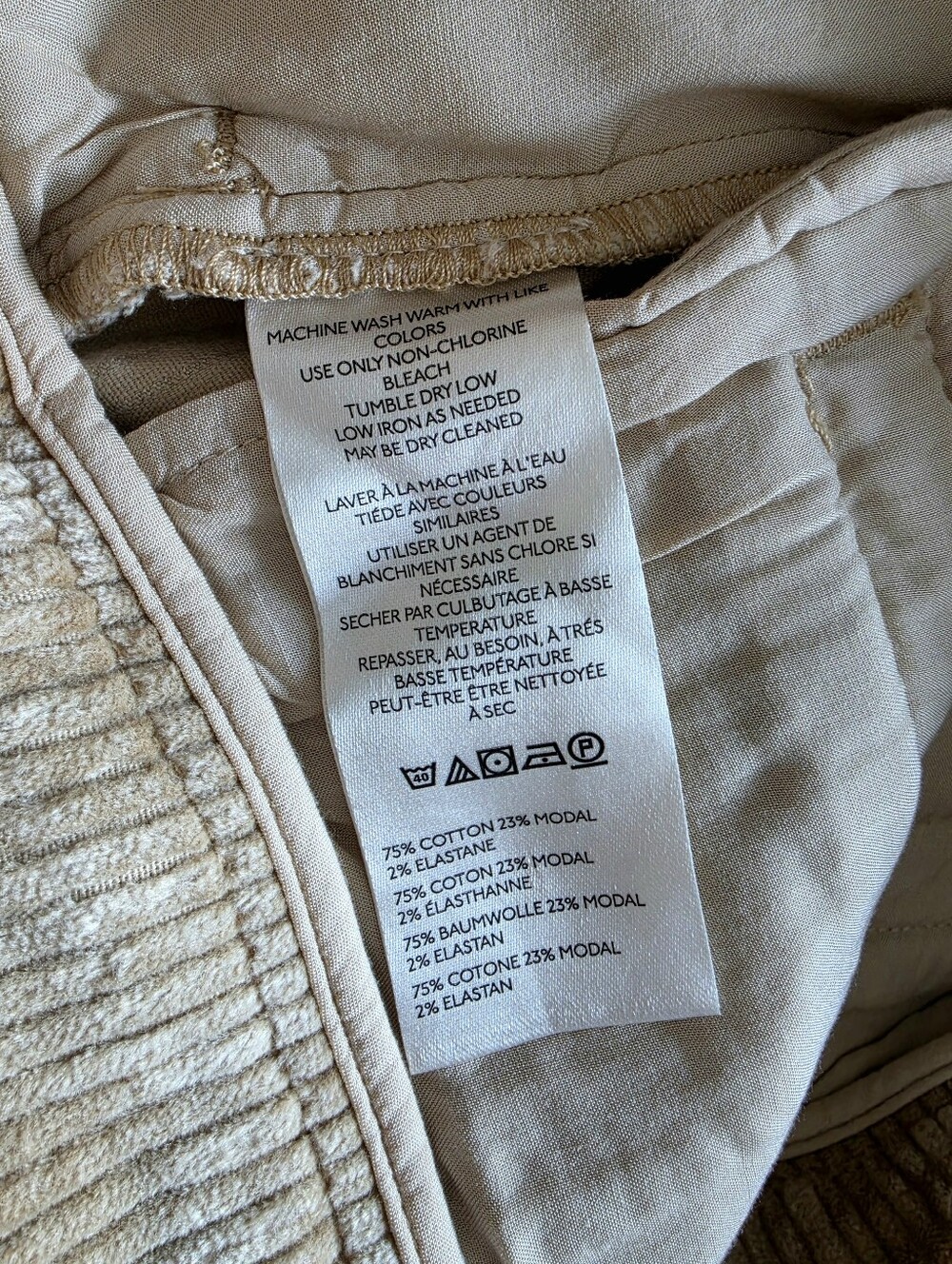 Anthropologie Wide-Leg Corduroy Pants in Camel - Picture 6 of 6